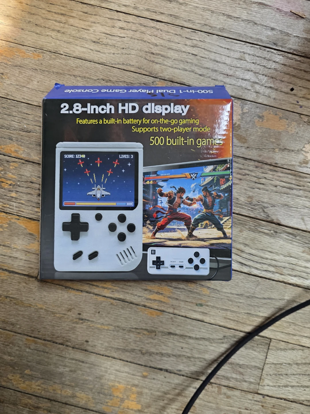500-in-1 Dual Player Game Console with 2.8-Inch HD Display