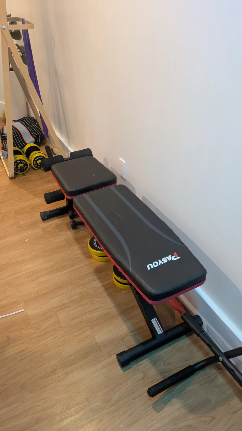 Pasyou Adjustable Weight Bench - photo 3
