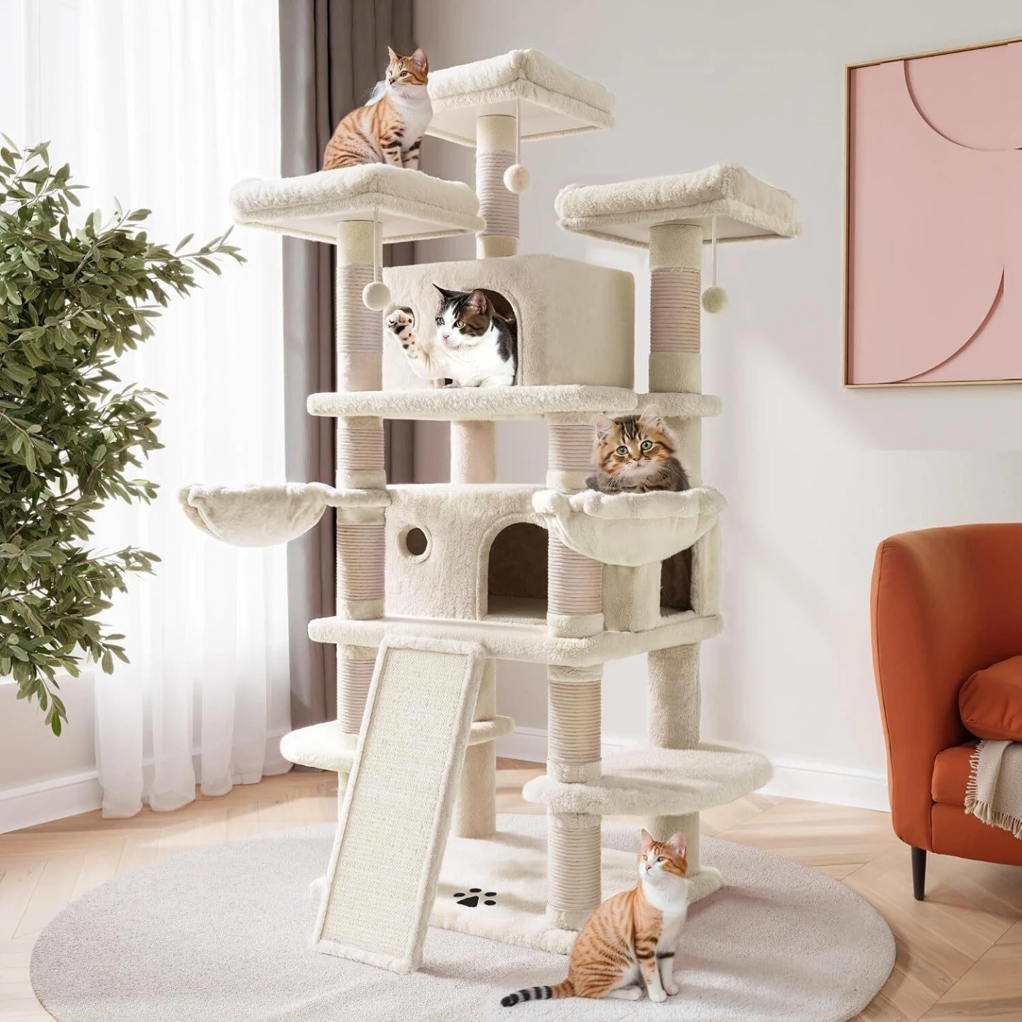 New 68" large cat tree - photo 2