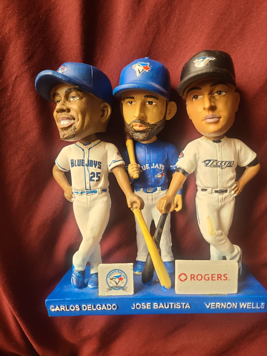 Toronto Blue Jays Bobblehead  -  Delgado, Bautista, Vernon Wells