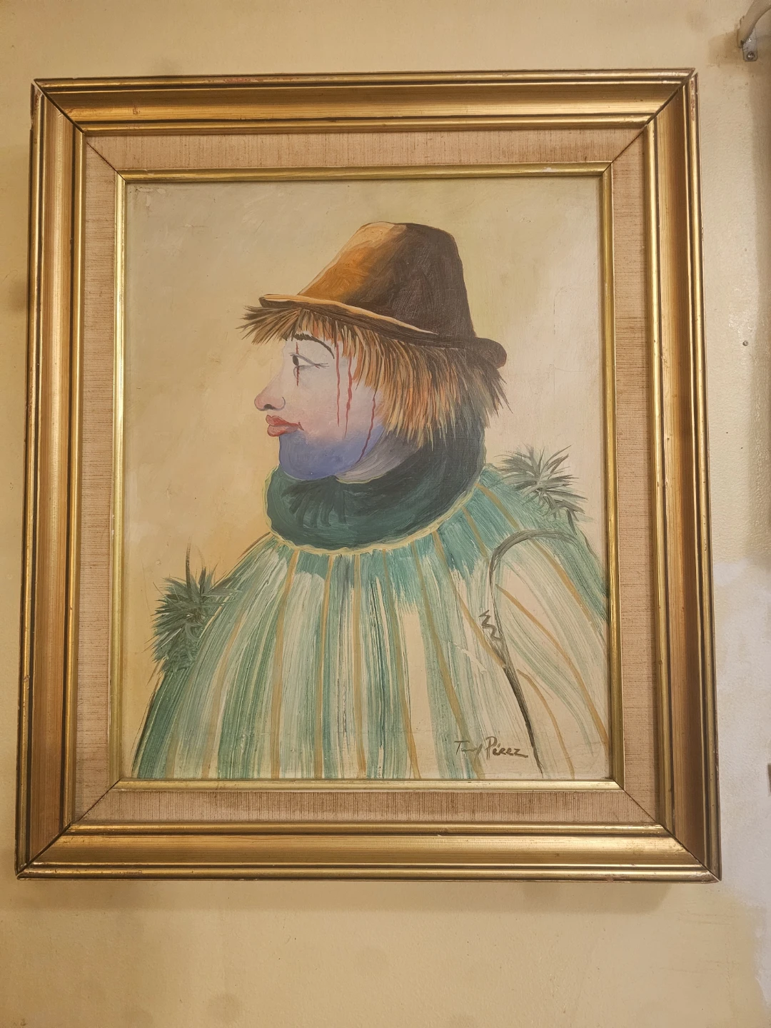 Vintage Clown Painting - photo 2