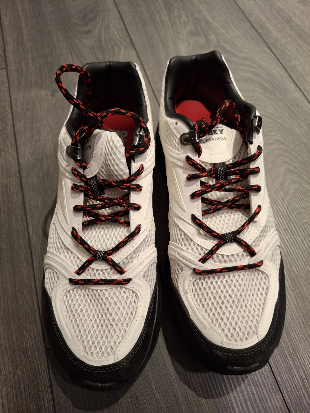 OBEY Reebok Road Plus VI Sneakers - White/Black - photo 3