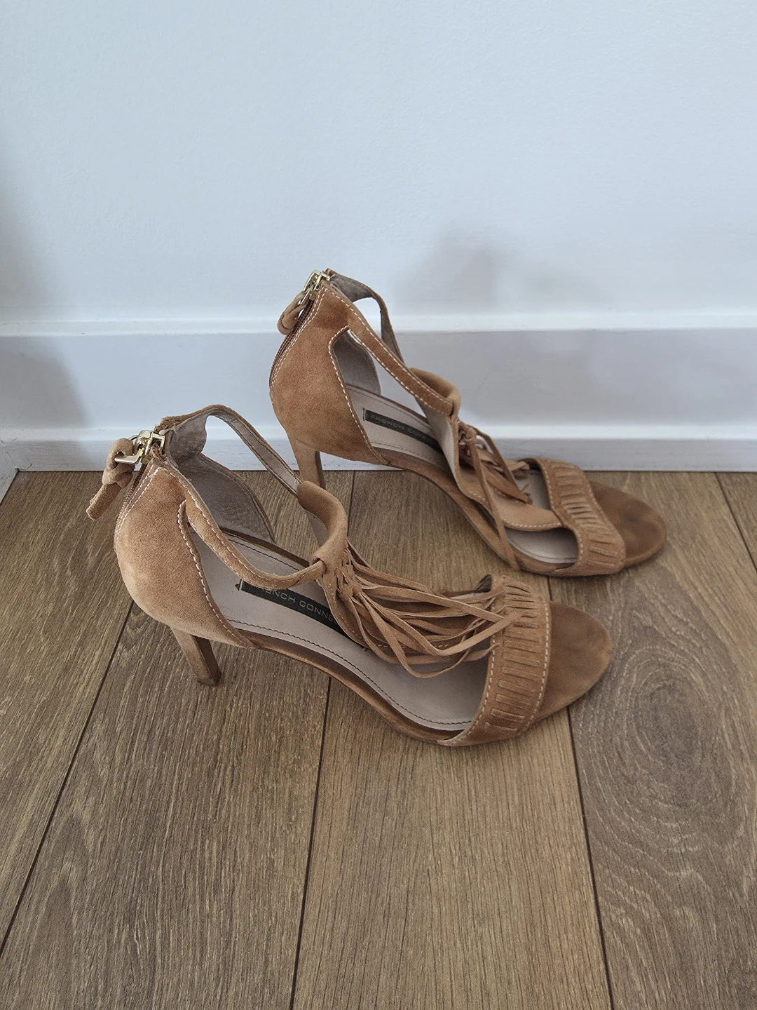 French Connection Crown Suede Fringe Heels - photo 2