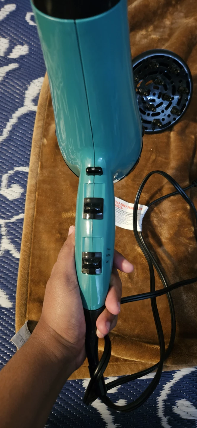 Revlon Teal Hair Dryer with Diffuser - photo 2