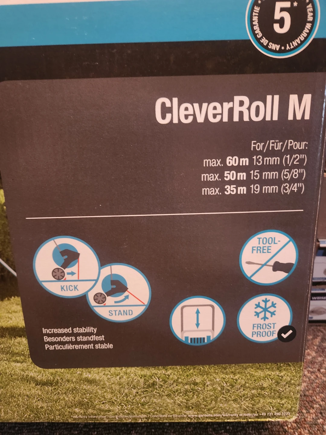 Gardena CleverRoll M Hose Trolley - photo 3