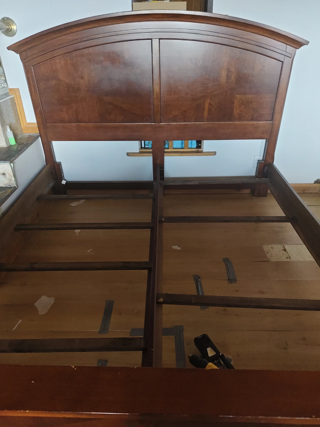 Wooden Bed Frame with Headboard and Footboard - photo 2