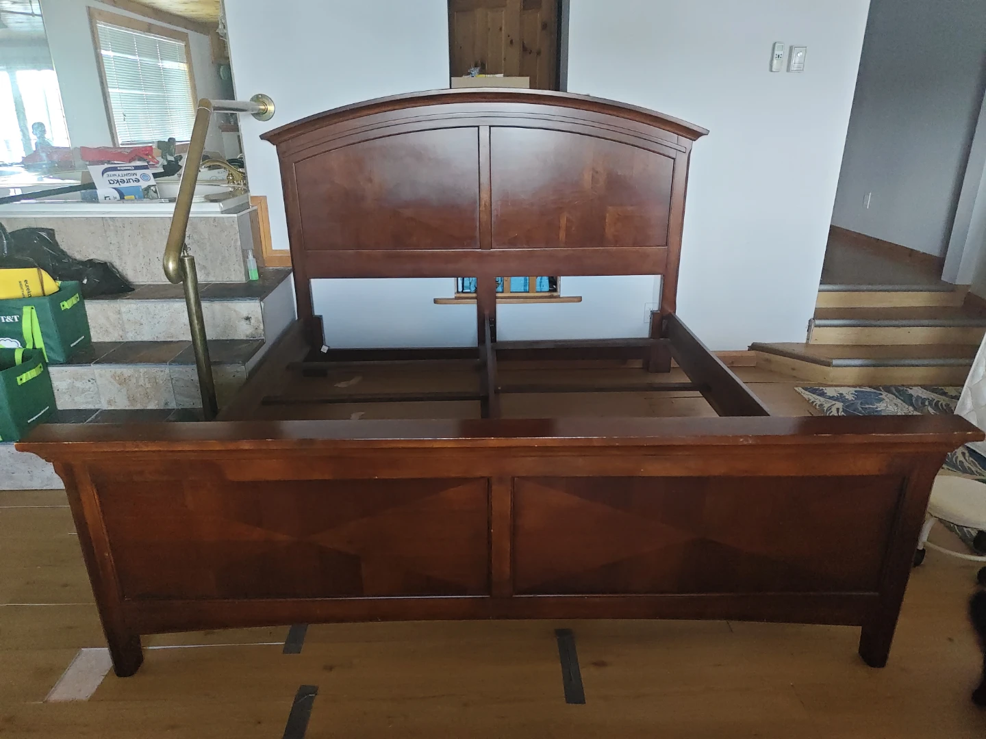 Wooden Bed Frame with Headboard and Footboard - photo 3