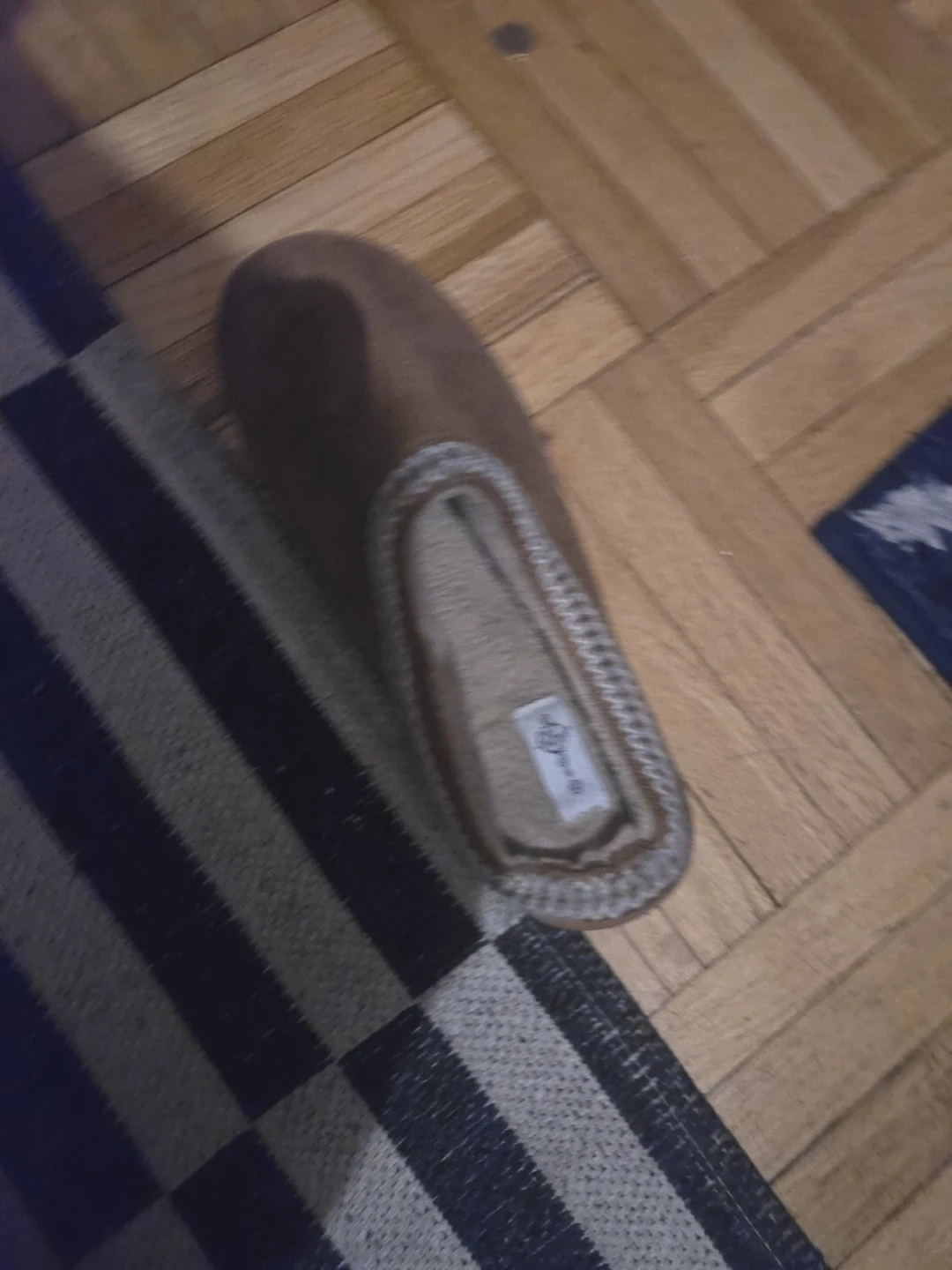 Brown Suede Slippers - Size 7