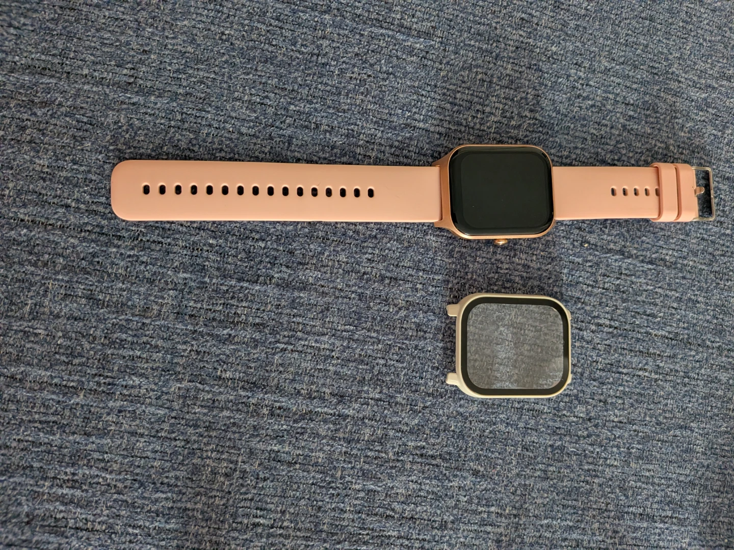 Smart Watch with Pink Band and Screen Protectors CASH ONLY AS IS - photo 4