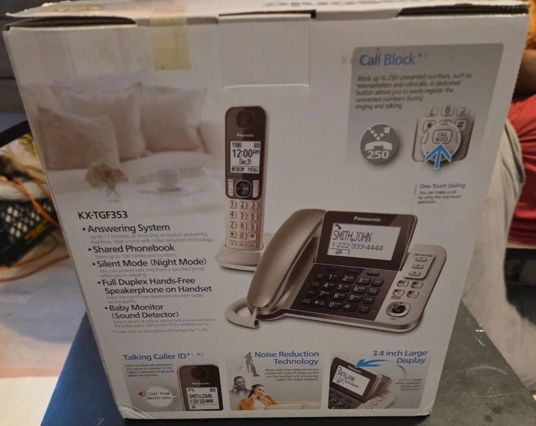 Panasonic KX-TGF353 Corded/Cordless Answering System - photo 5