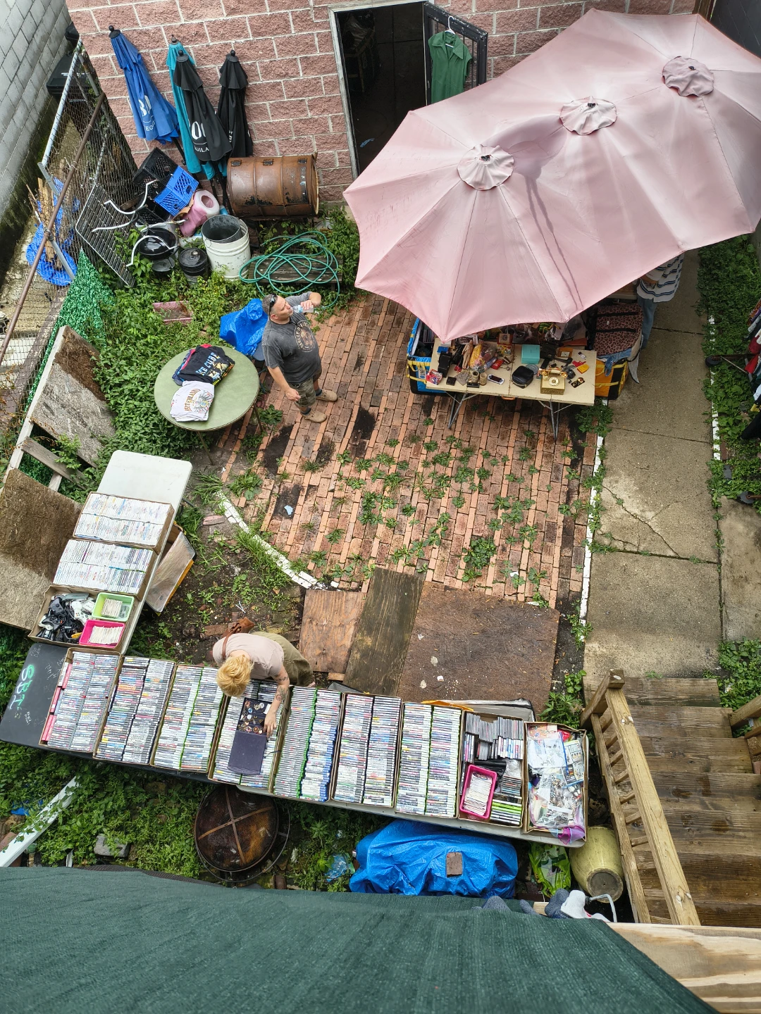 Vintage clothes, video games, jewelry, garage sale