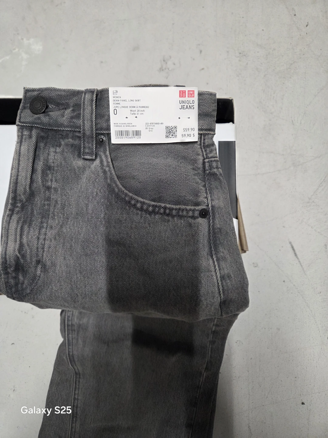 UNIQLO Women's High-Waisted Flare Jeans - Grey - photo 2