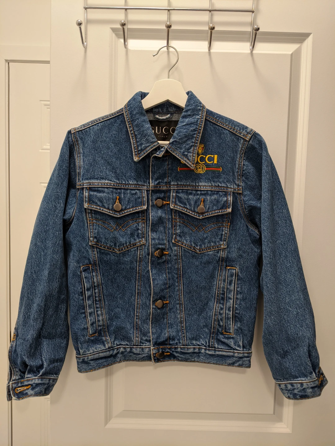 Vintage 80s Gucci Bootleg Denim Jacket