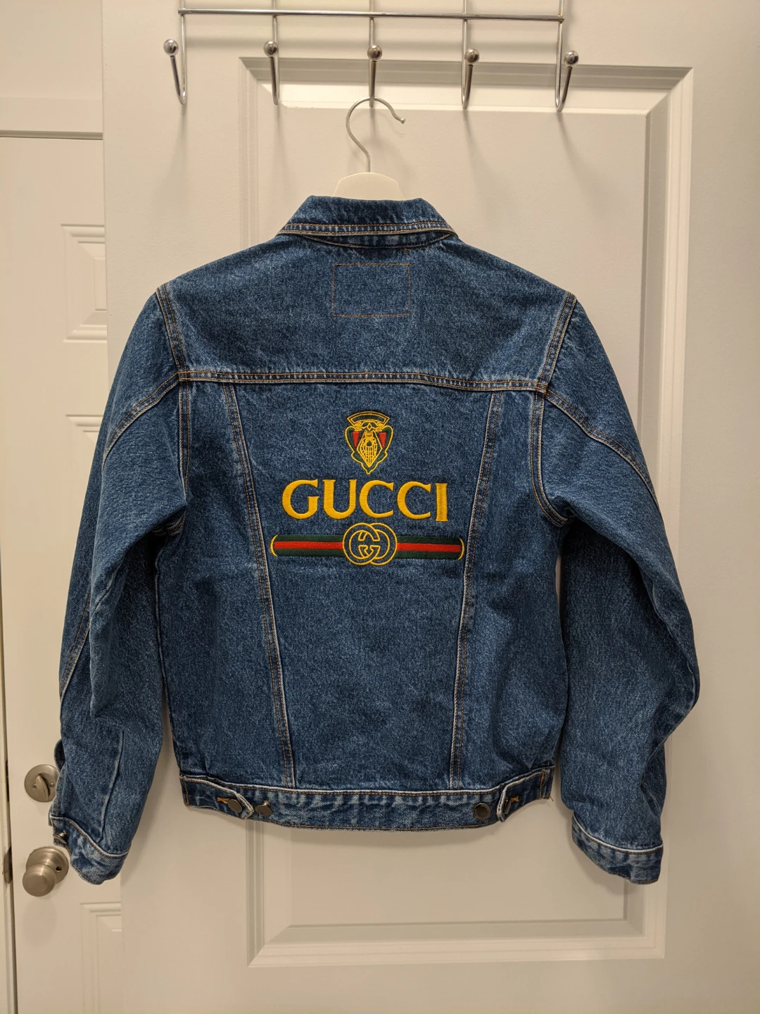 Vintage 80s Gucci Bootleg Denim Jacket - photo 2