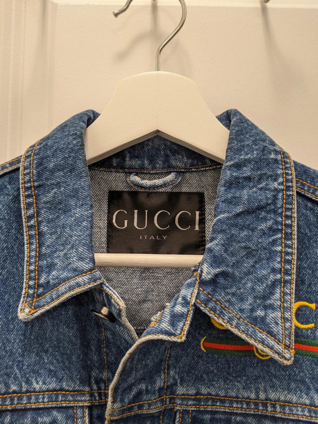 Vintage 80s Gucci Bootleg Denim Jacket - photo 3