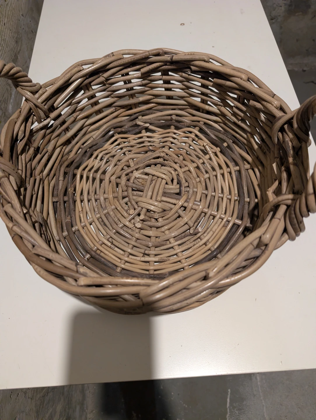 Wicker Basket with Handles - photo 2