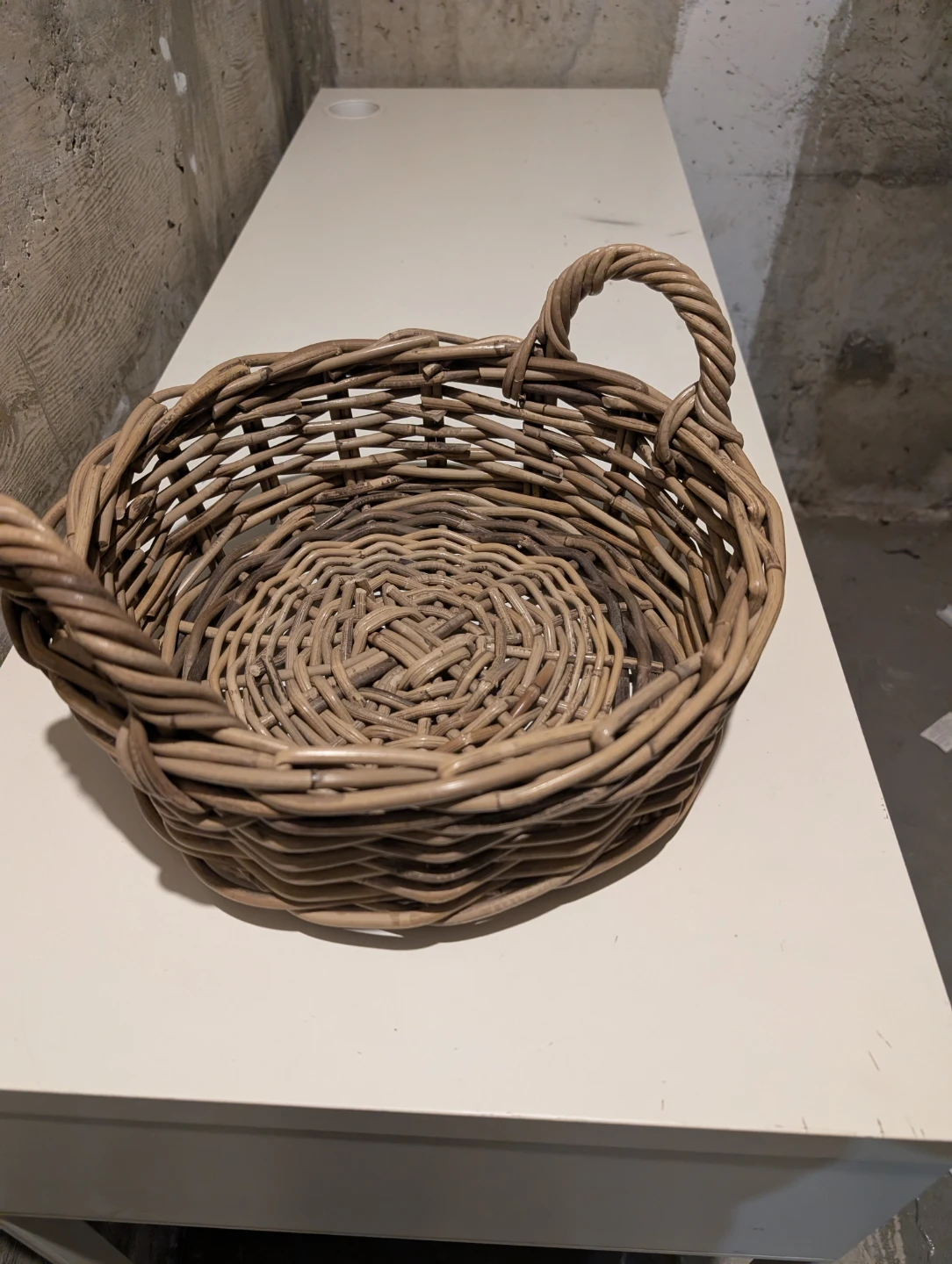 Wicker Basket with Handles - photo 3