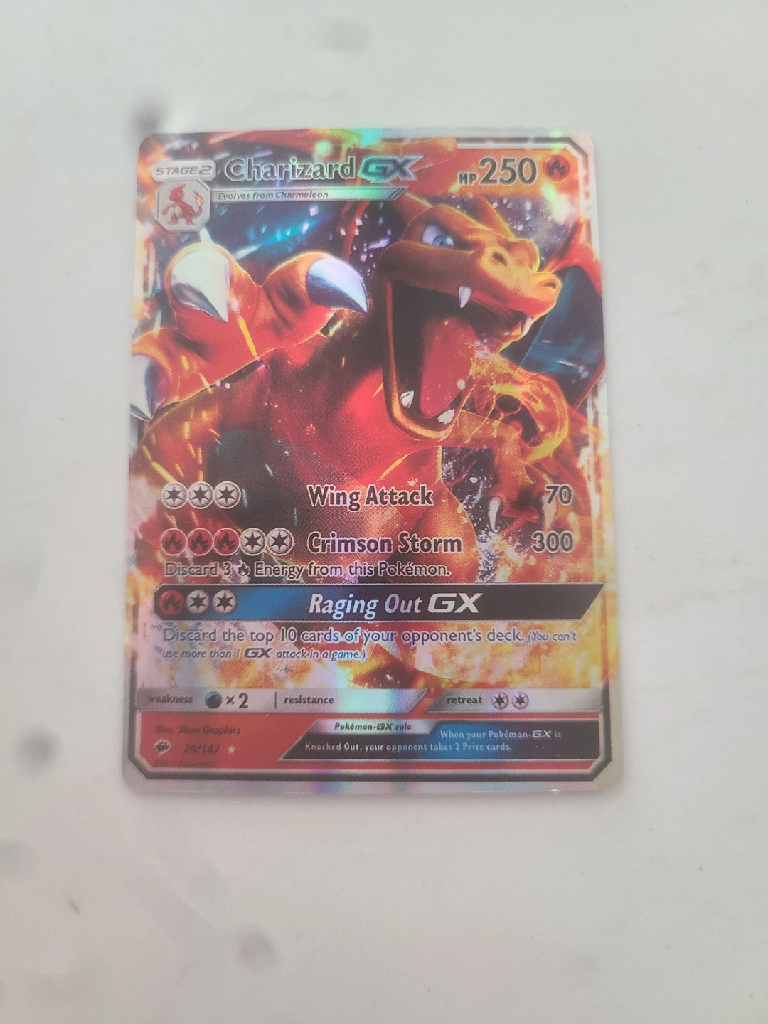 Pokémon Charizard GX Trading Card