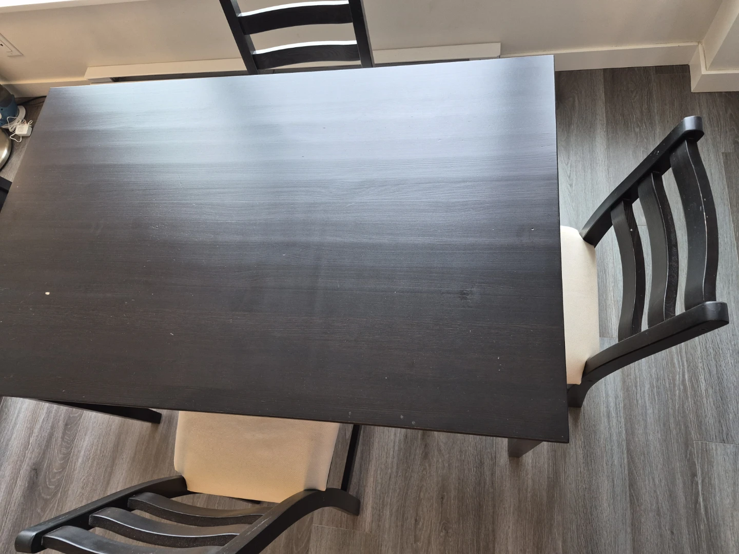 Ikea Lerham Dining Table with 4 chairs - photo 5