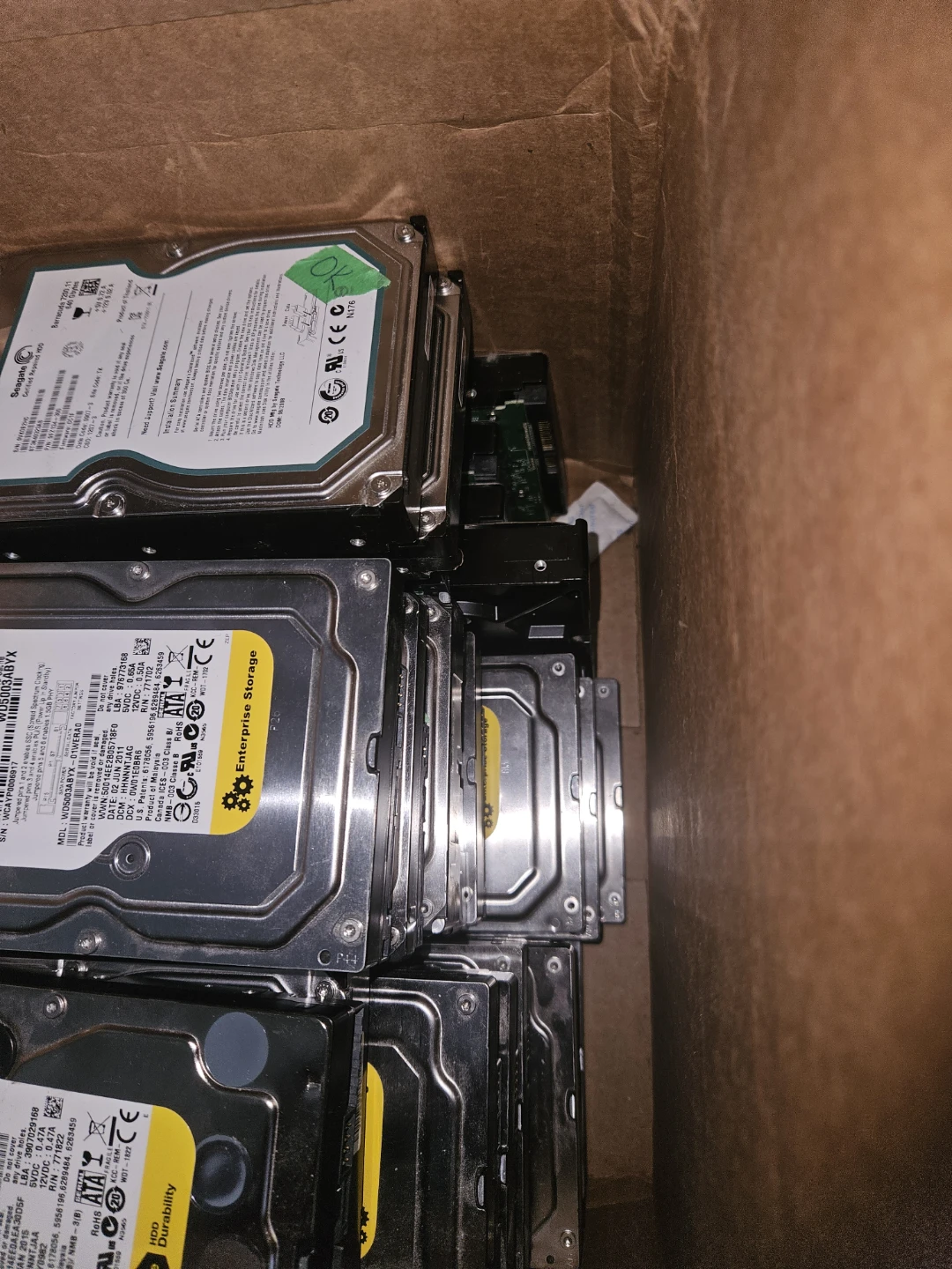 23pc SATA HDD Lot - SMART Good - photo 2