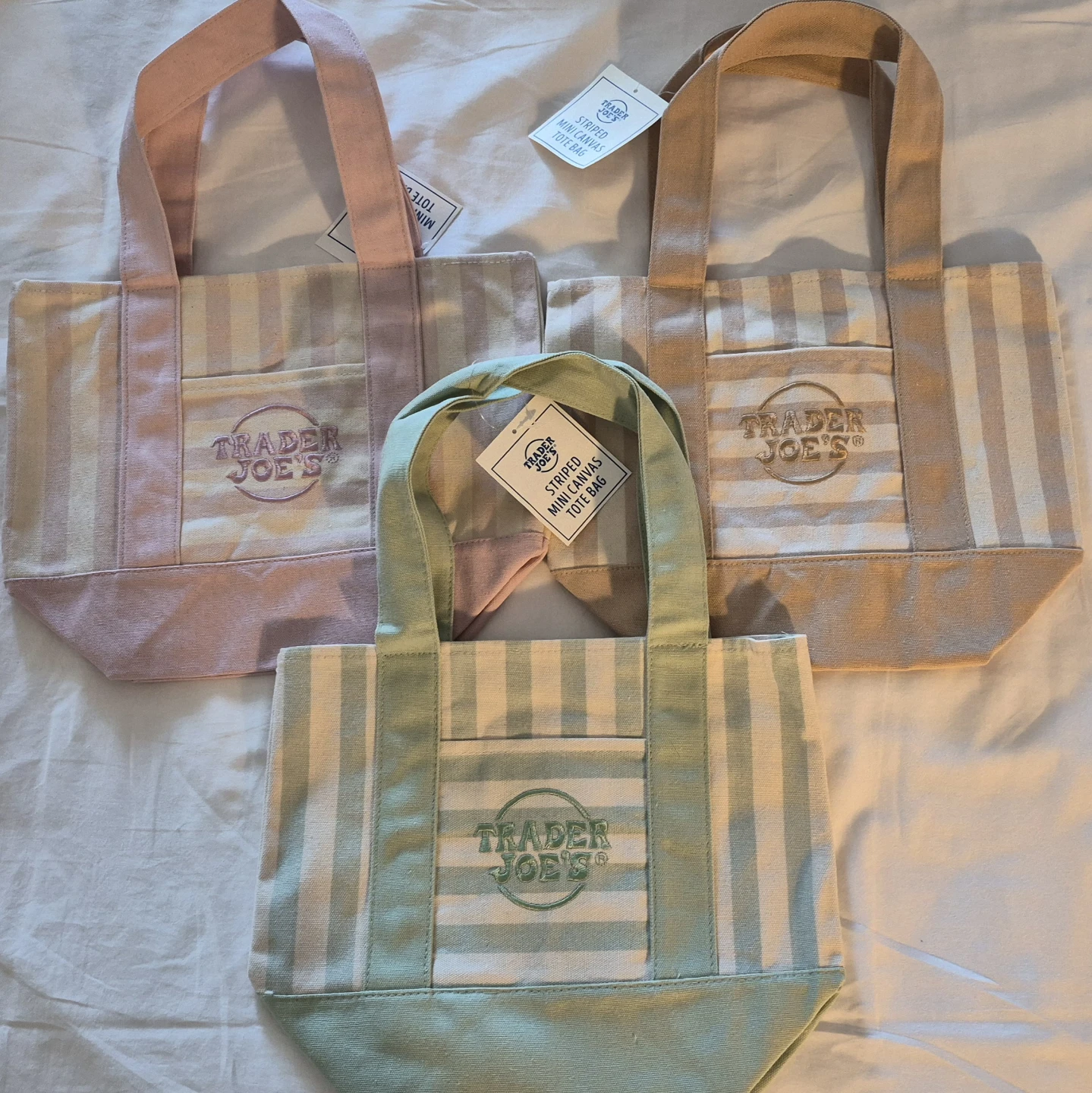 [NEW RELEASE] Trader Joe's Limited Edition Striped Mini Tote - photo 2
