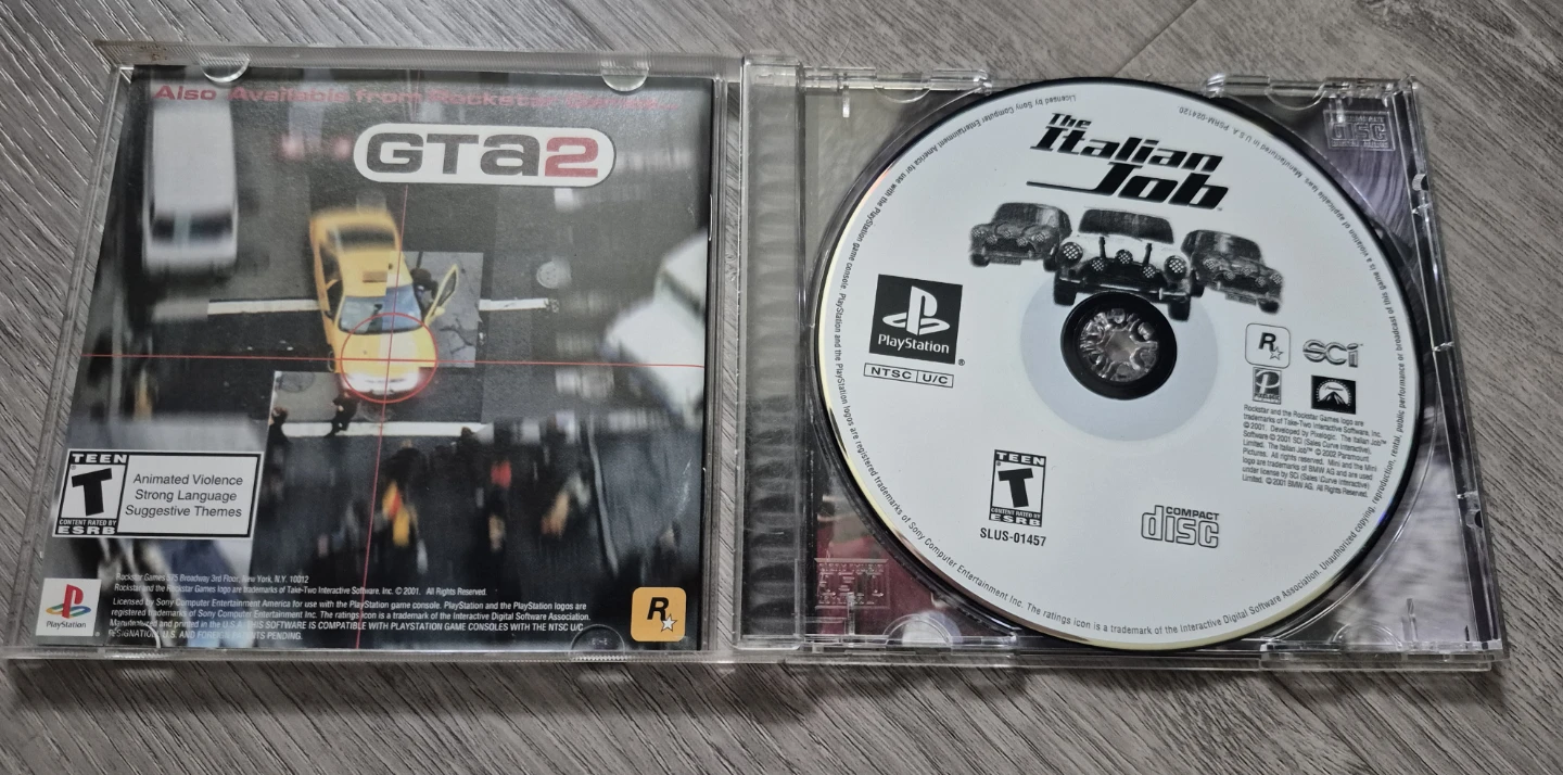The Italian Job PlayStation 1 Game - photo 2