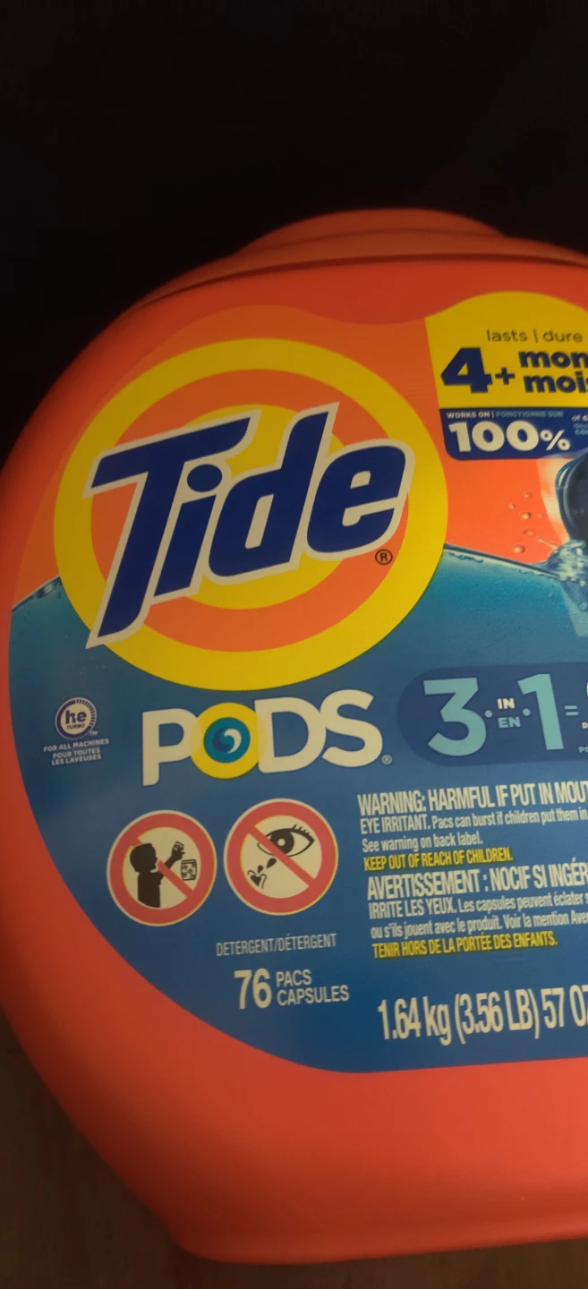 Tide Pods 3-in-1 Detergent - 76 count - photo 4