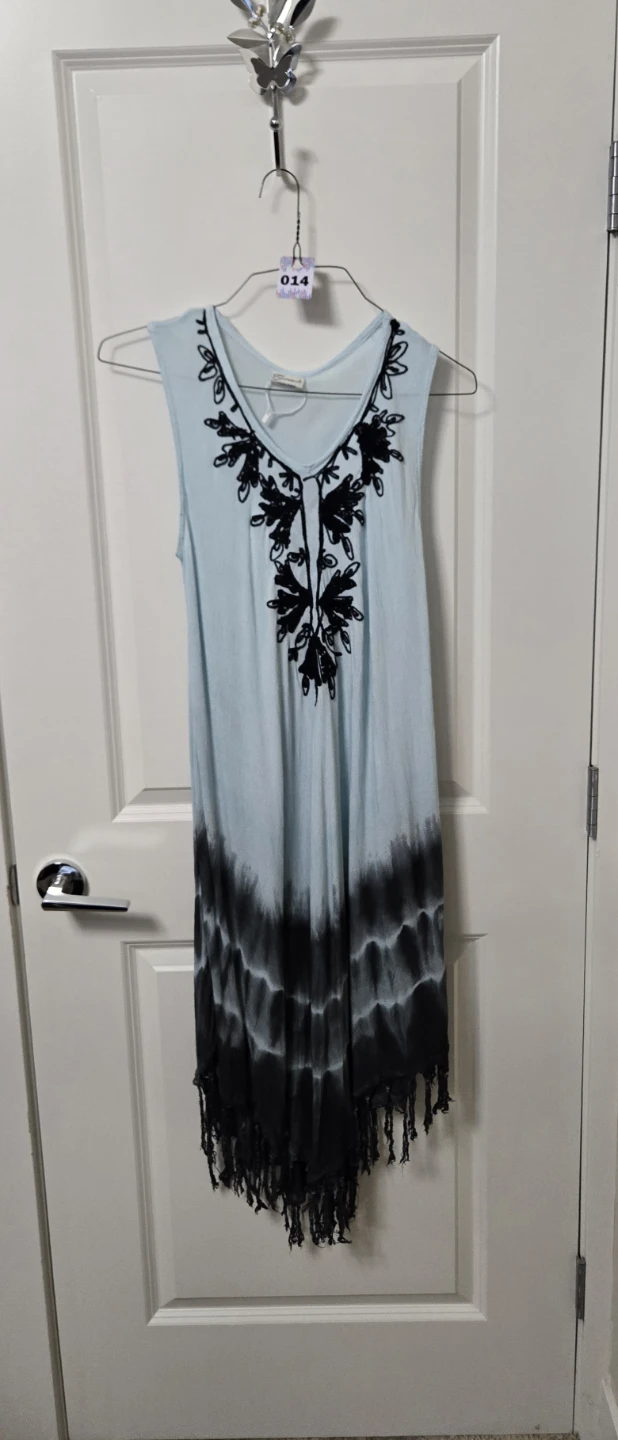 One Size Embroidered Dress