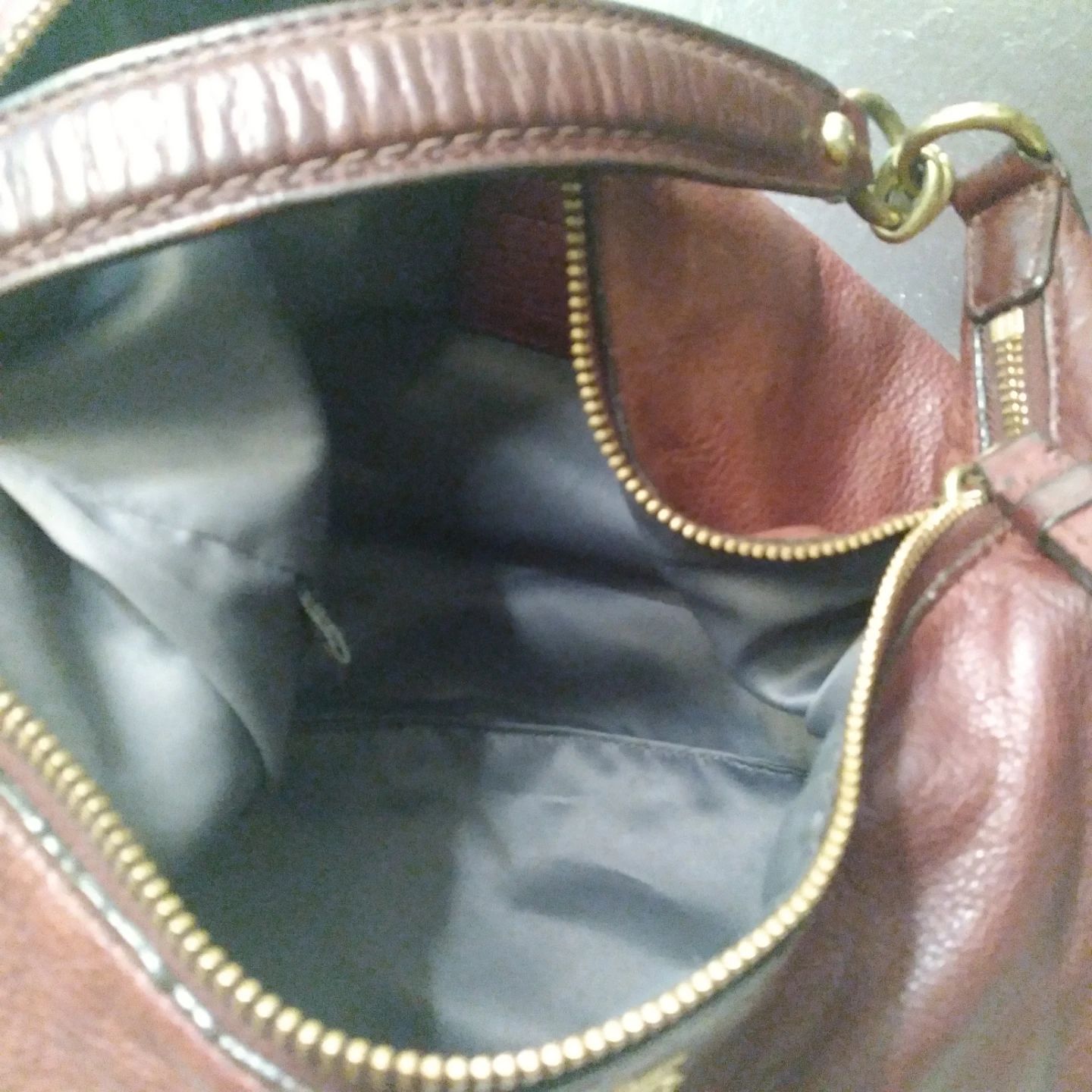 Coach Leather Shoulder Bag - Burgundy - photo 3