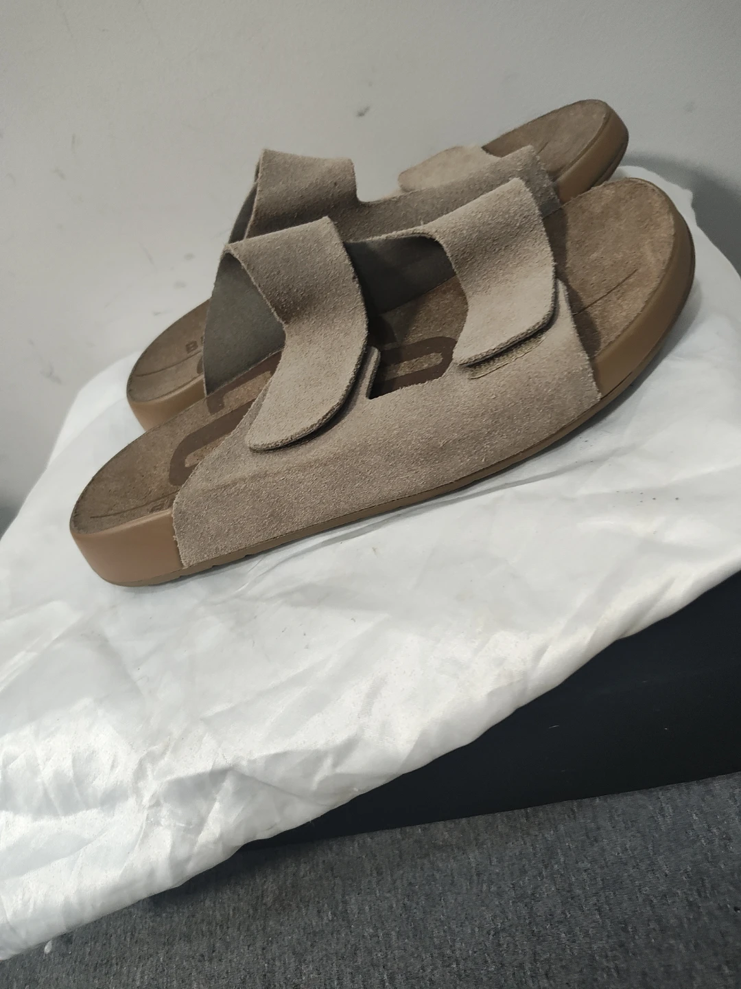 Belle Women's Suede Slide Sandals