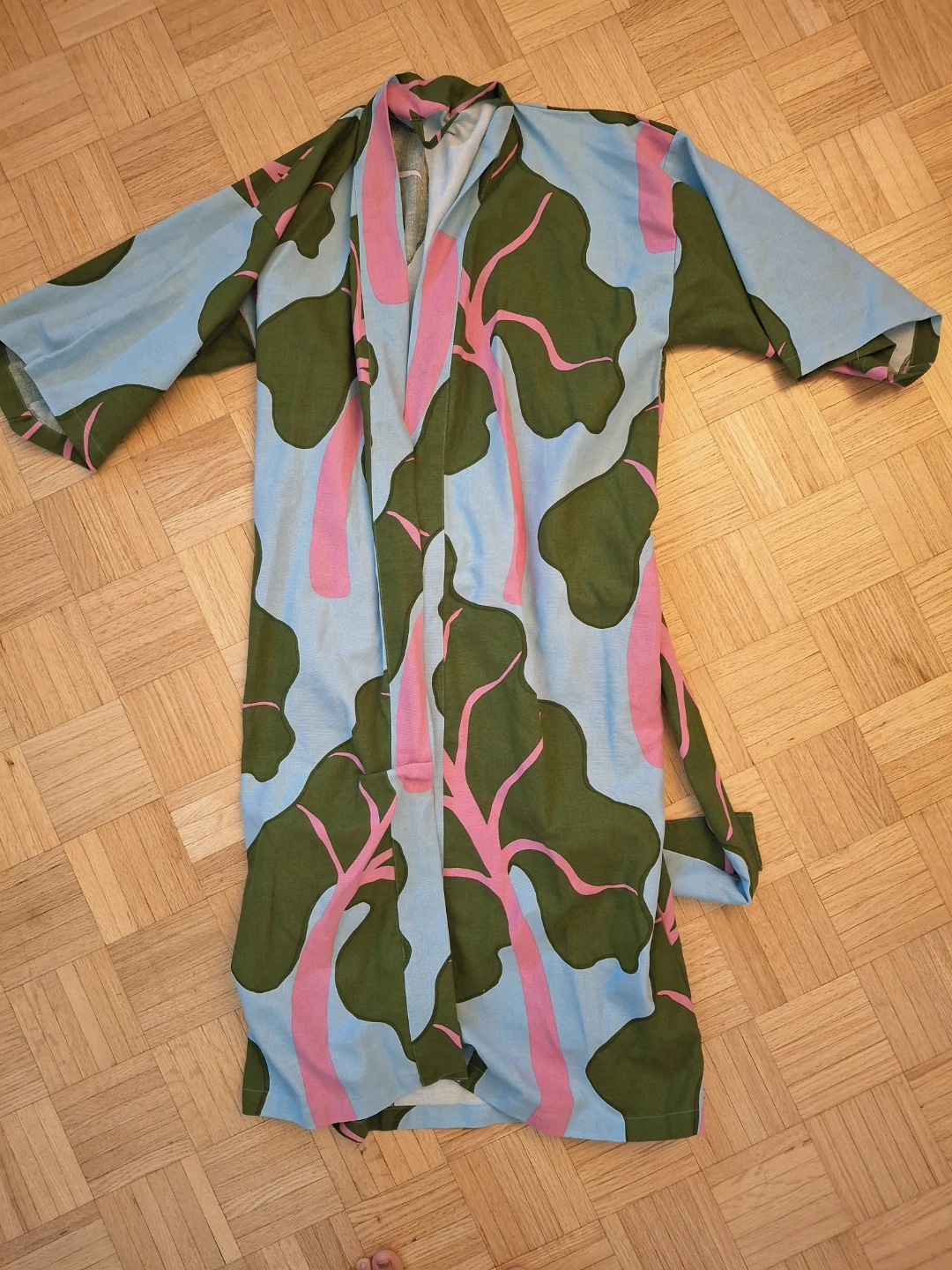 Ikea Robe - Leaf Print