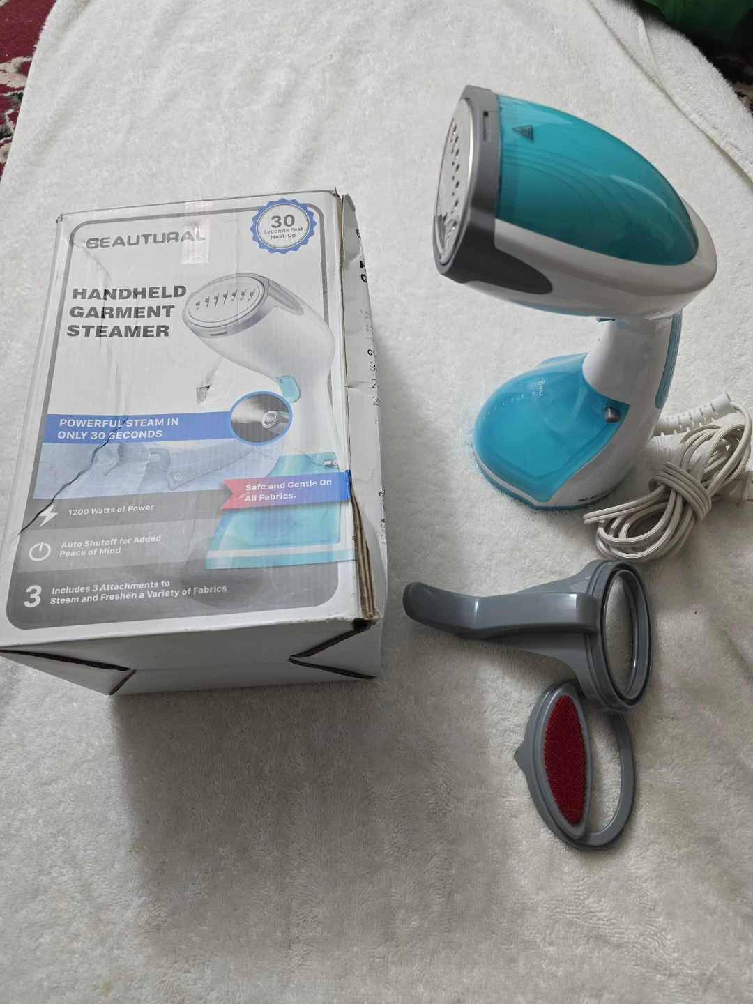 BEAUTURAL Handheld Garment Steamer - photo 4