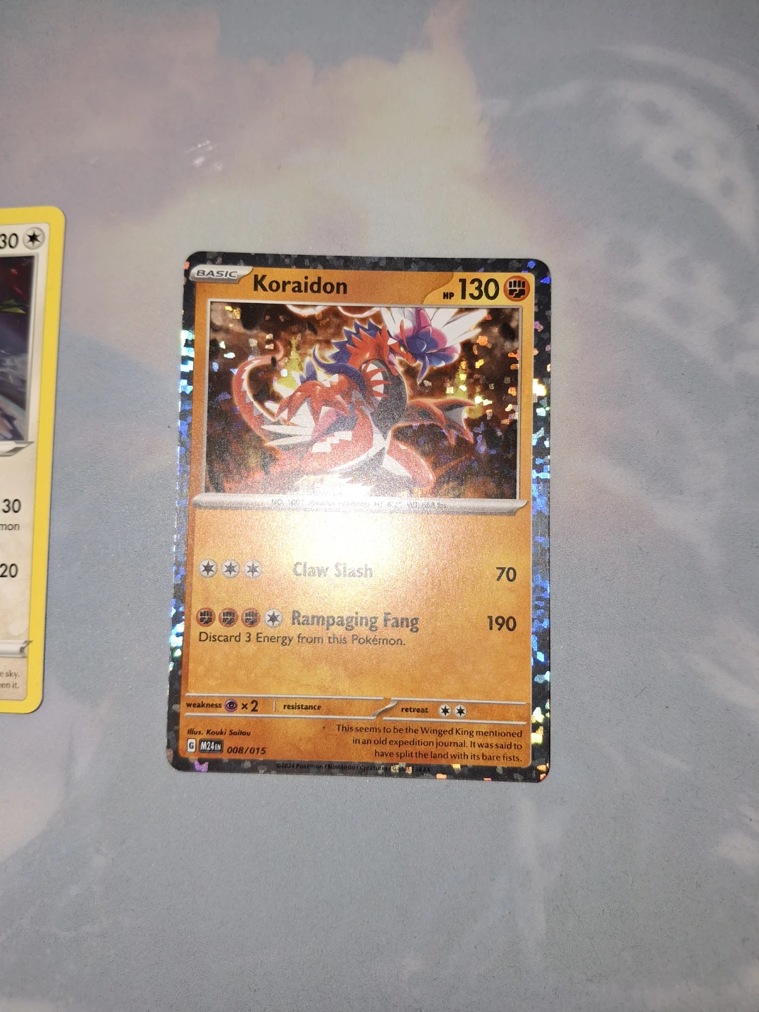 McDonald's promo pokemon card Koraidon.