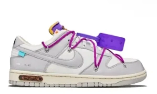Nike Dunk Low Off-White Sneakers (1of1s) - photo 5