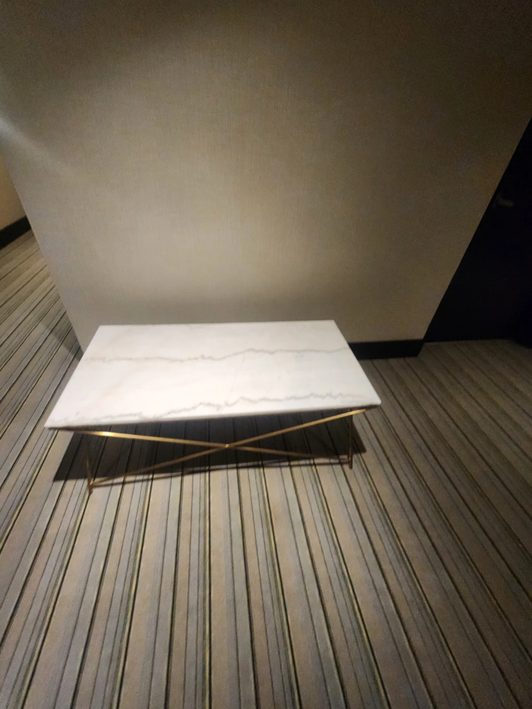 Marble Top Coffee Table with Gold Legs - photo 2