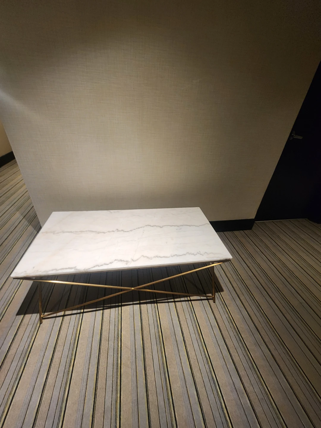 Marble Top Coffee Table with Gold Legs - photo 3