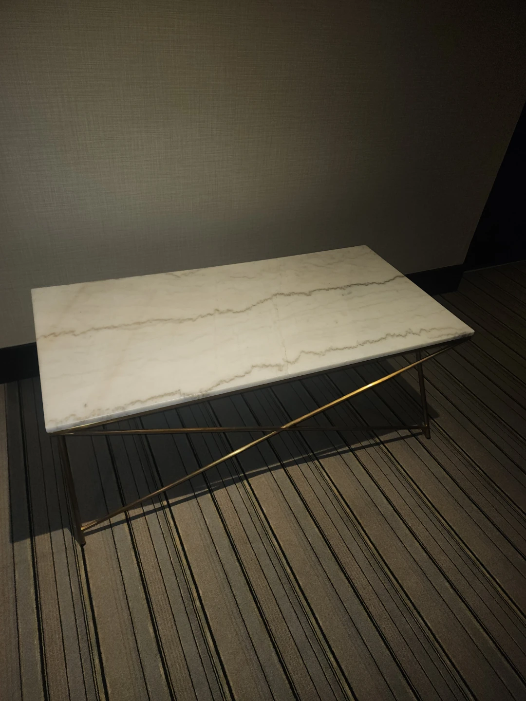 Marble Top Coffee Table with Gold Legs - photo 5