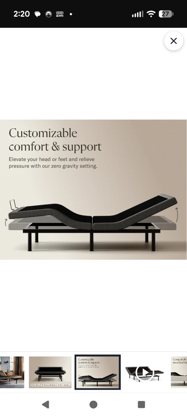 King Size Adjustable Bed Base $600 OBO - photo 5