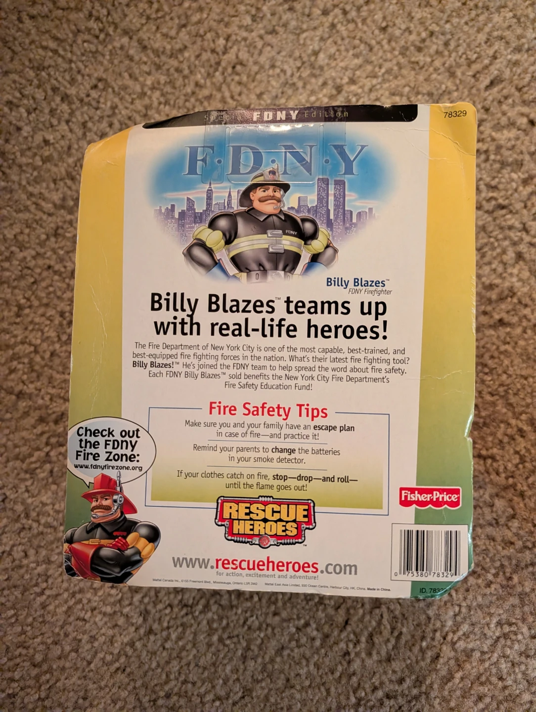 Fisher-Price FDNY Rescue Heroes Billy Blazes Toy - photo 5