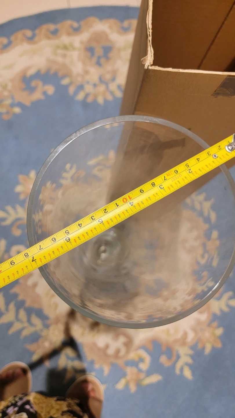 Large Clear Glass Vase - photo 4
