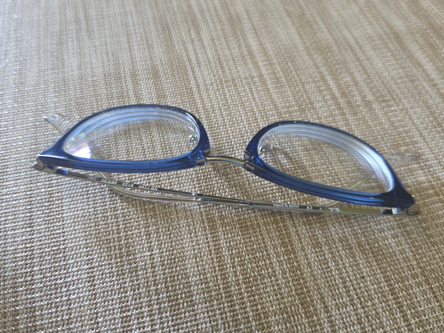 Ray-Ban Blue Round Eyeglasses with Case - photo 2