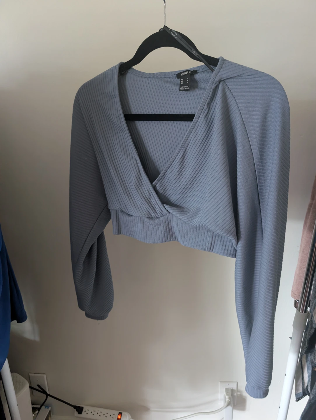 Forever 21 Ribbed Cropped Sweater