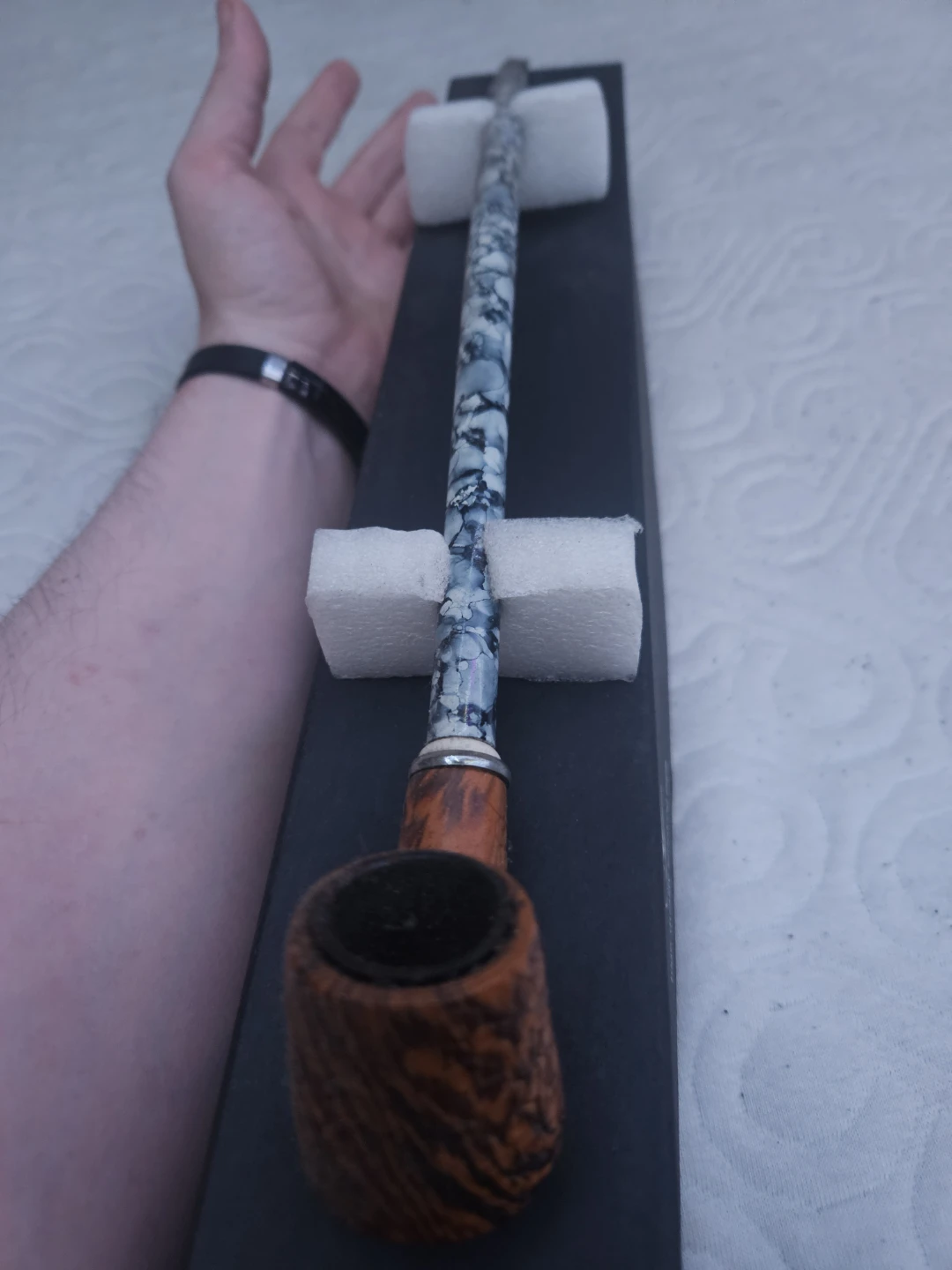 High-Quality Gandalf Inspired Smoking Pipe with Decorative Stem - photo 2