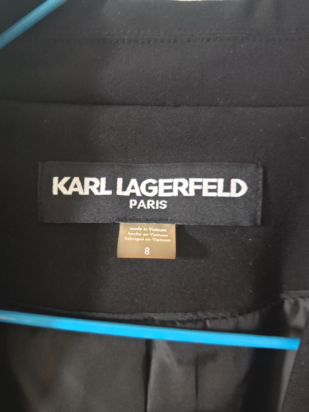 Karl Lagerfeld Black Blazer - Size 8 - photo 2