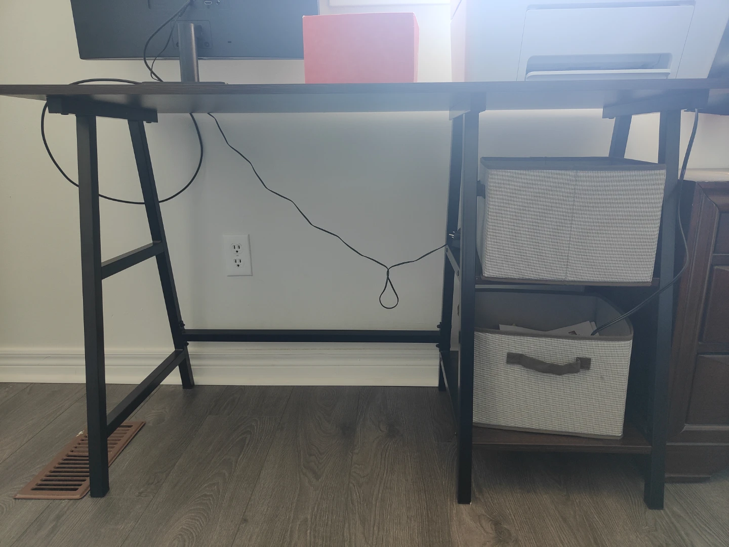 Dark Wood Desk/Computer table