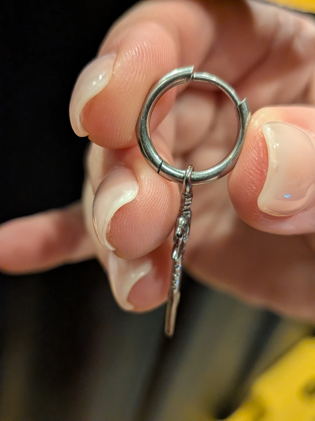 Warcraft Frostmourne Hoop Earrings - photo 2