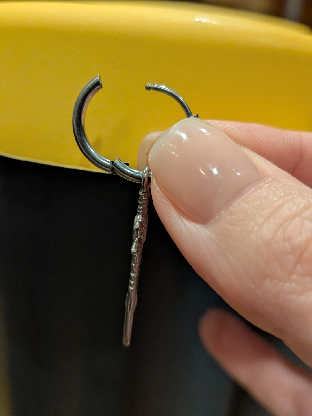 Warcraft Frostmourne Hoop Earrings - photo 3
