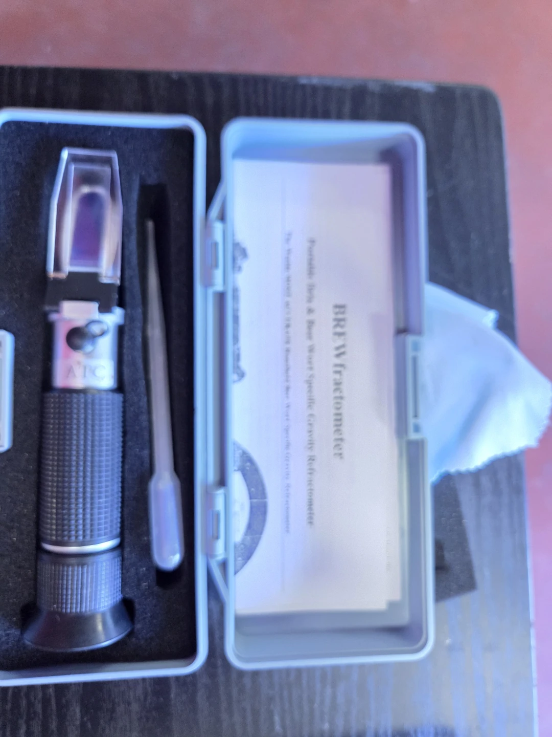 Portable Brew & Beer Wort Specific Gravity Refractometer