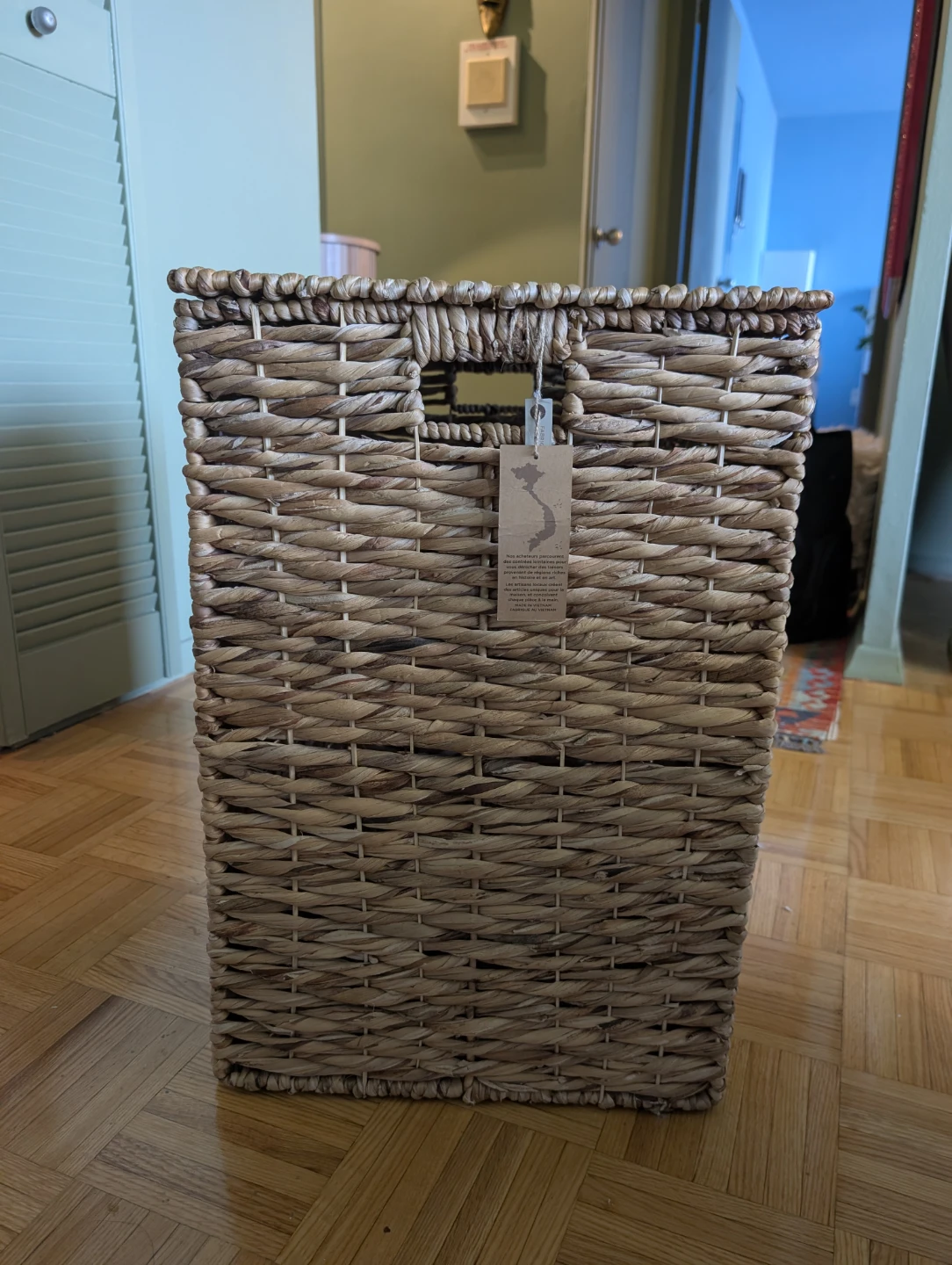 Woven Storage Basket with Lid - photo 2