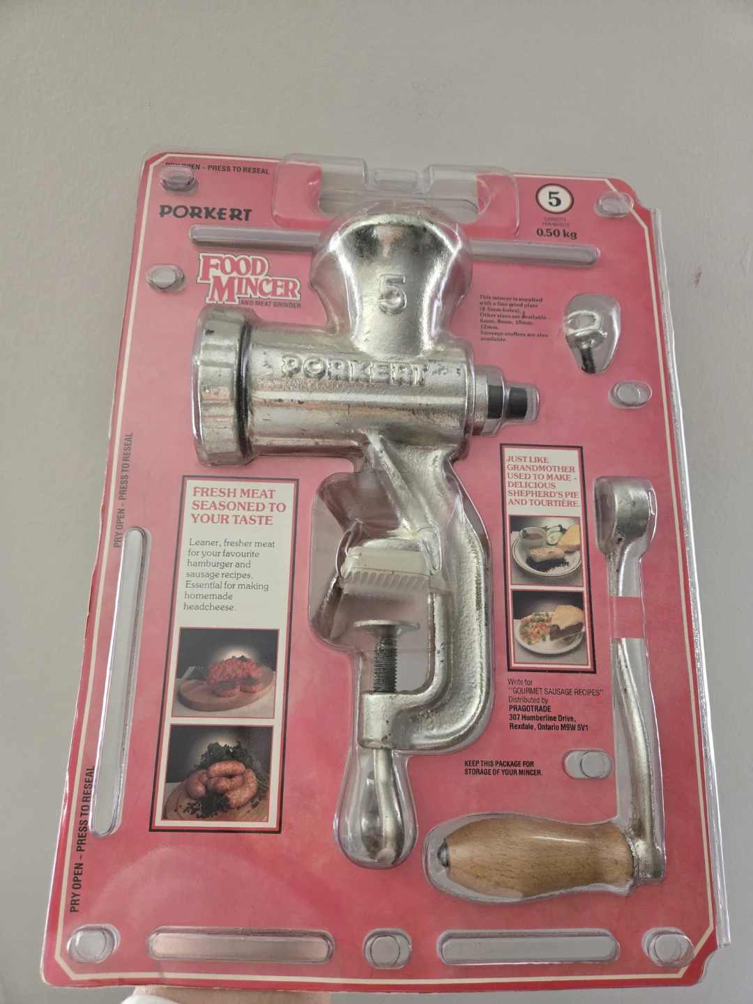 Porkert Food Mincer and Meat Grinder #5